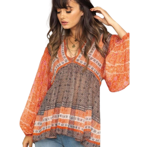 NWT Free People Bohemian blouse